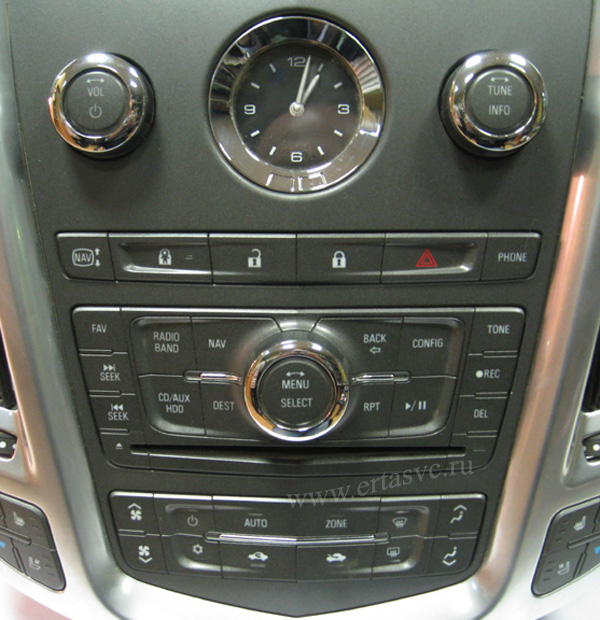Ремонт головного устройства Cadillac Escalade и SRX